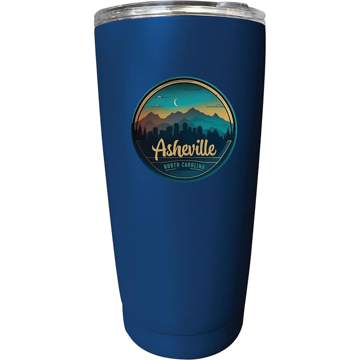 Asheville North Carolina Souvenir 16 oz Stainless Steel Insulated Tumbler Image 4