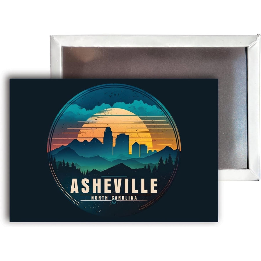 Asheville North Carolina Souvenir Durable and Vibrant Decor Fridge Magnet 2.5"X3.5" Approx. Image 1