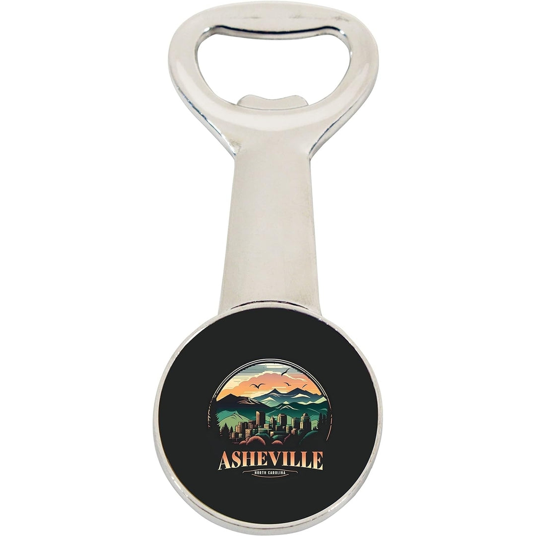 Asheville North Carolina Souvenir Magnetic Bottle Opener Image 2