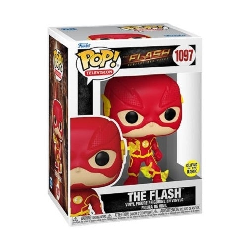 The Flash Glow-in-the-Dark Pop! Vinyl Figure and Adult T-Shirt Size Medium Image 2