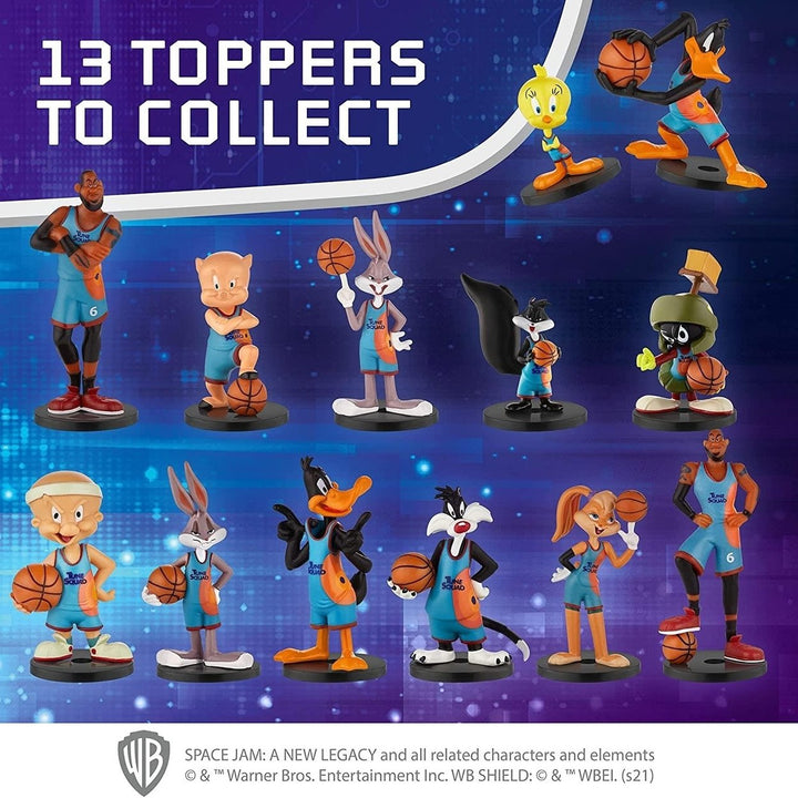 Space Jam 5 Pack Pencil Toppers Tweety Sylvester LeBron Bugs Bunny PMI International Image 4