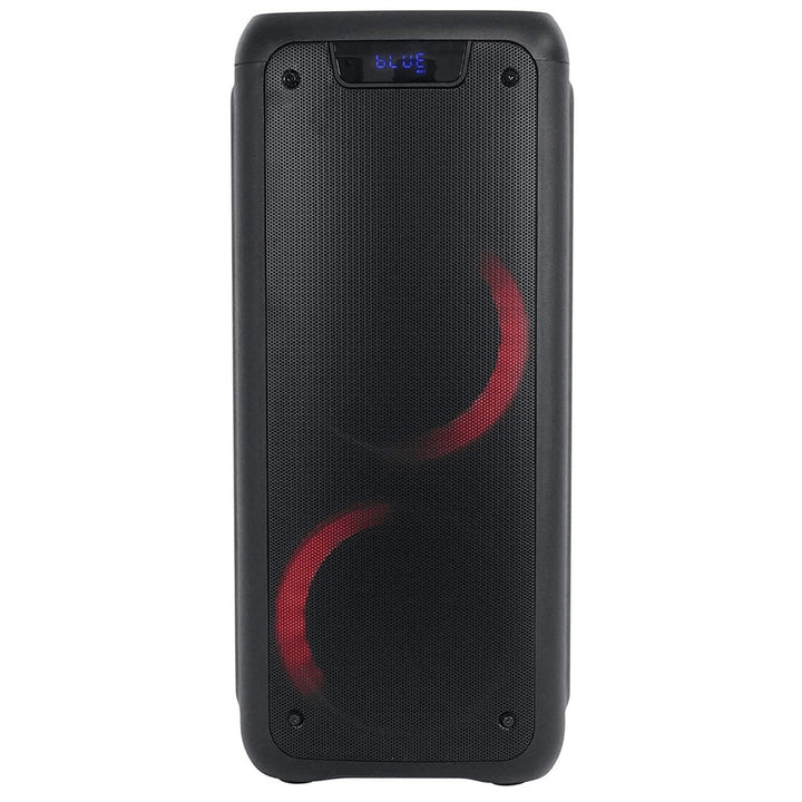 Norcent Dual 6.5" Portable Party Bluetooth Speaker with Flashing LED Lights Image 3