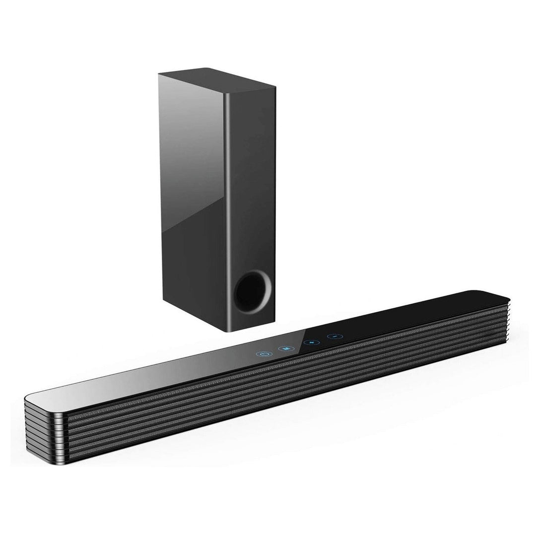 Norcent KB2020 Black Mamba Series 25" 120W Bluetooth Sound Bar with Sub-Woofer Image 1