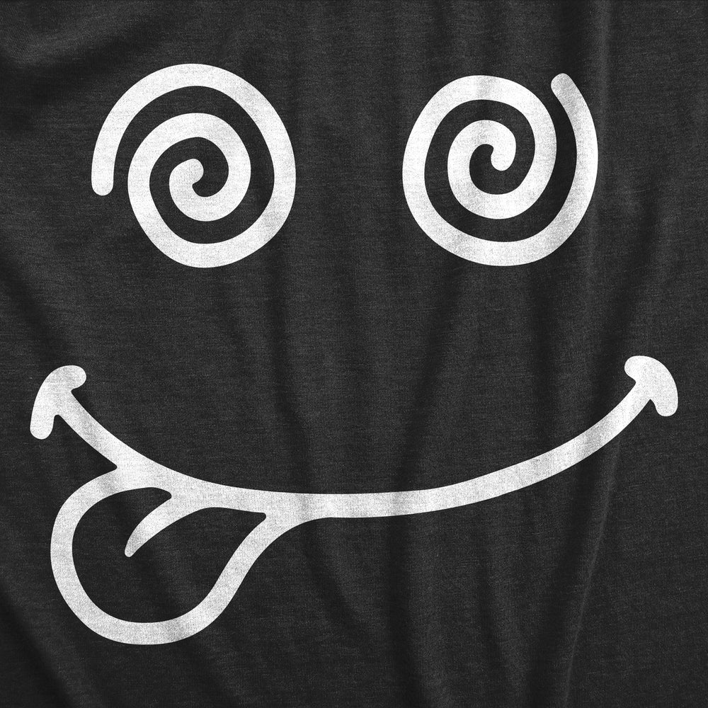 Mens Crazy Smile T Shirt Funny Silly Insane Whacky Smiling Face Tee For Guys Image 2