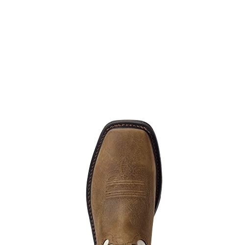 ARIAT Men's Rye Workhog Western Work Boot Soft Toe Rye Brown Image 1