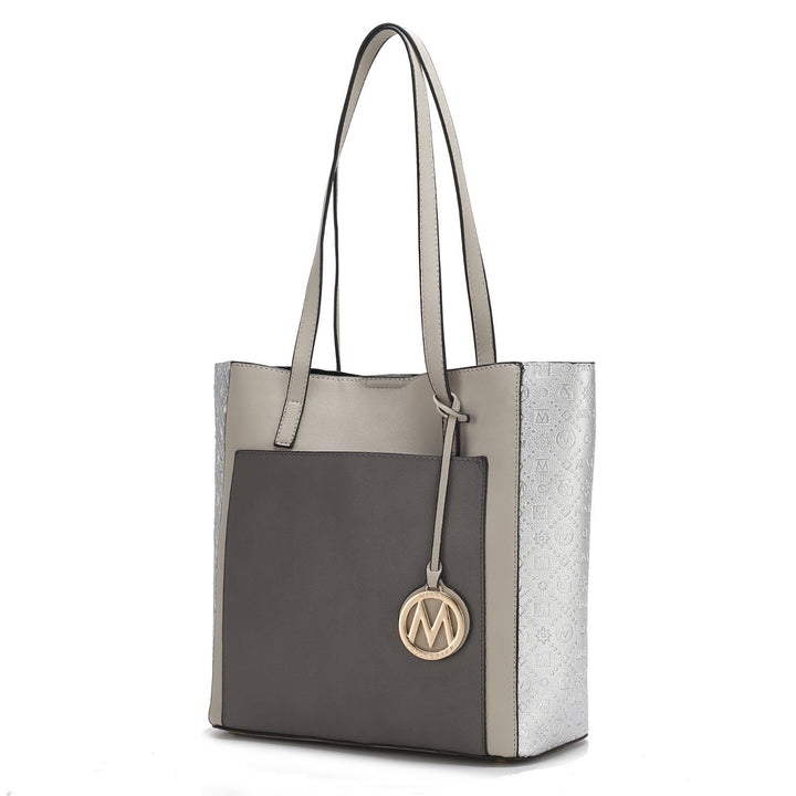 MKF Collection Leah Women Tote Bag Vegan Leather Shoulder Bag Handbag Purse by Mia k Image 4