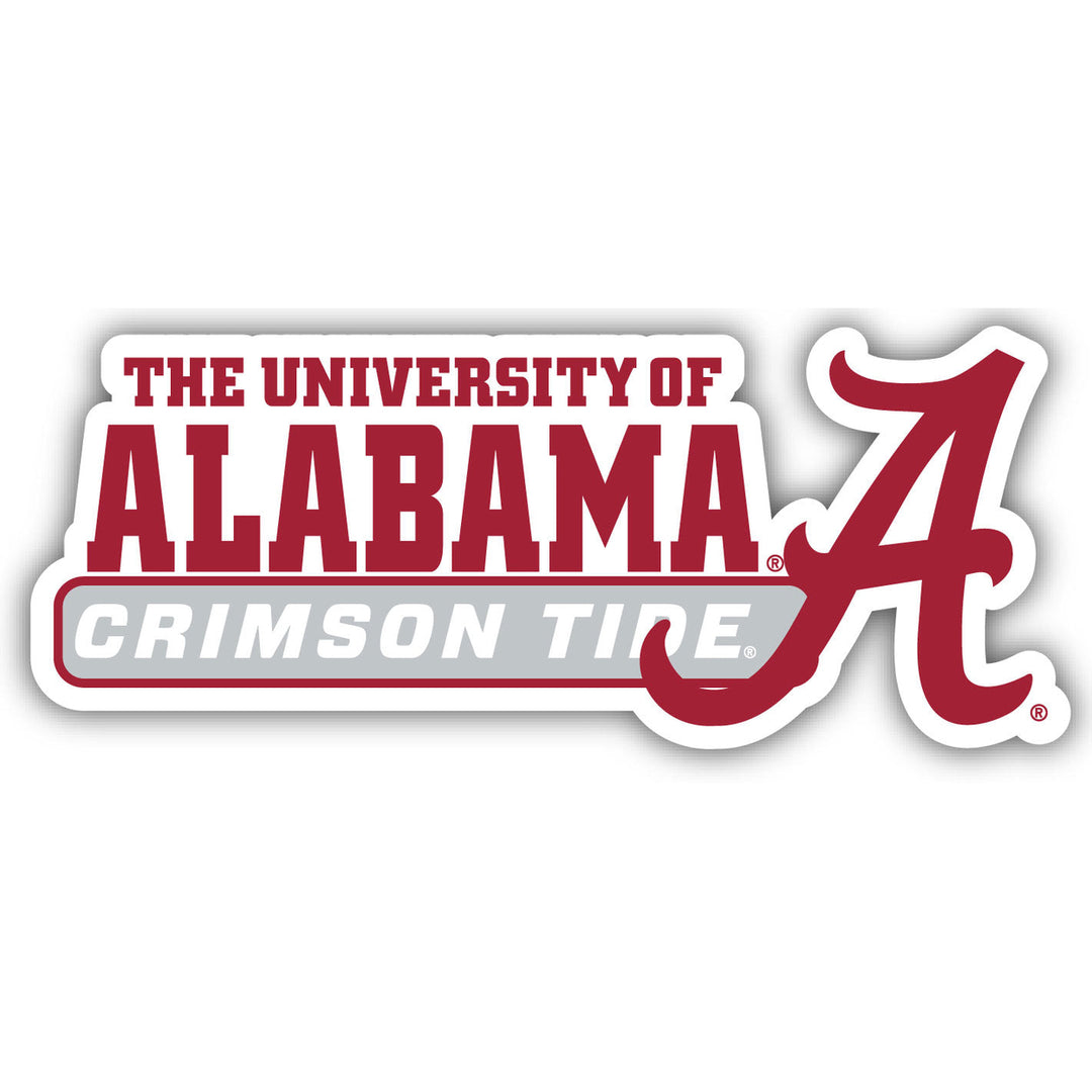 Alabama Crimson Tide 4-Inch Wide NCAA Durable School Spirit Vinyl Decal Sticker Image 1