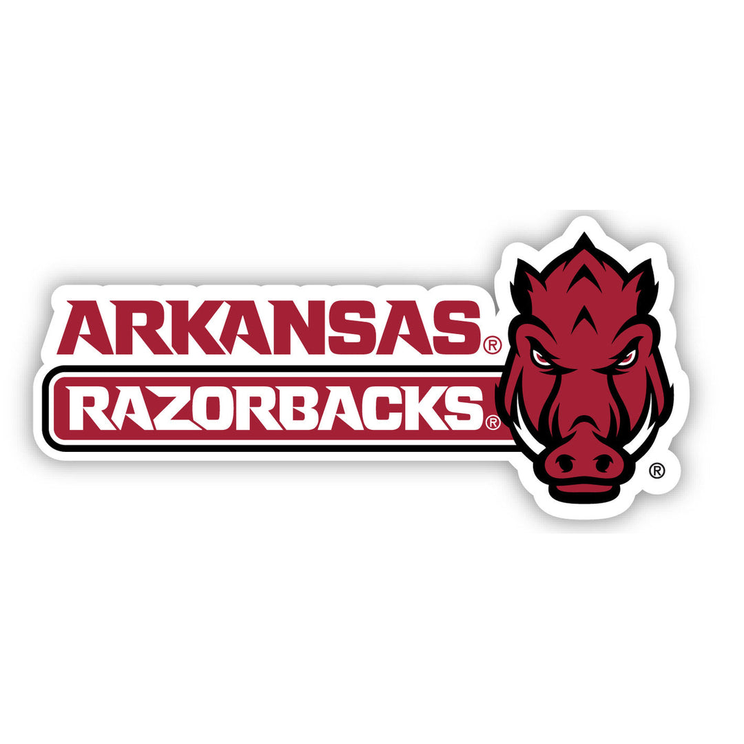 Arkansas Razorbacks 4-Inch Wide NCAA Durable School Spirit Vinyl Decal Sticker Image 1