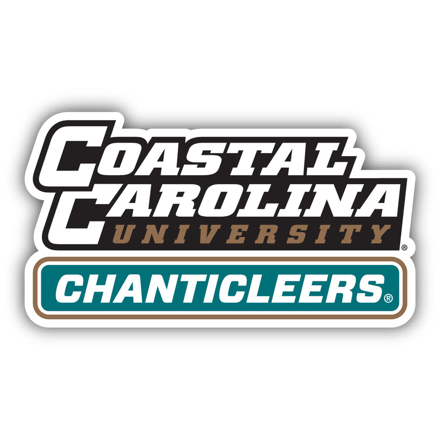 Coastal Carolina University 4-Inch Wide NCAA Durable School Spirit Vinyl Decal Sticker Image 1