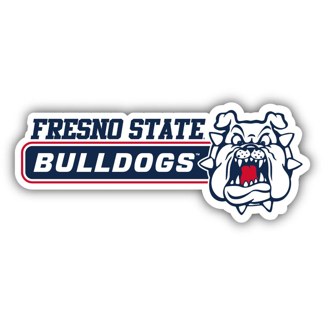 Fresno State Bulldogs 4 Inch Wide Colorful Vinyl Decal Sticker Image 1