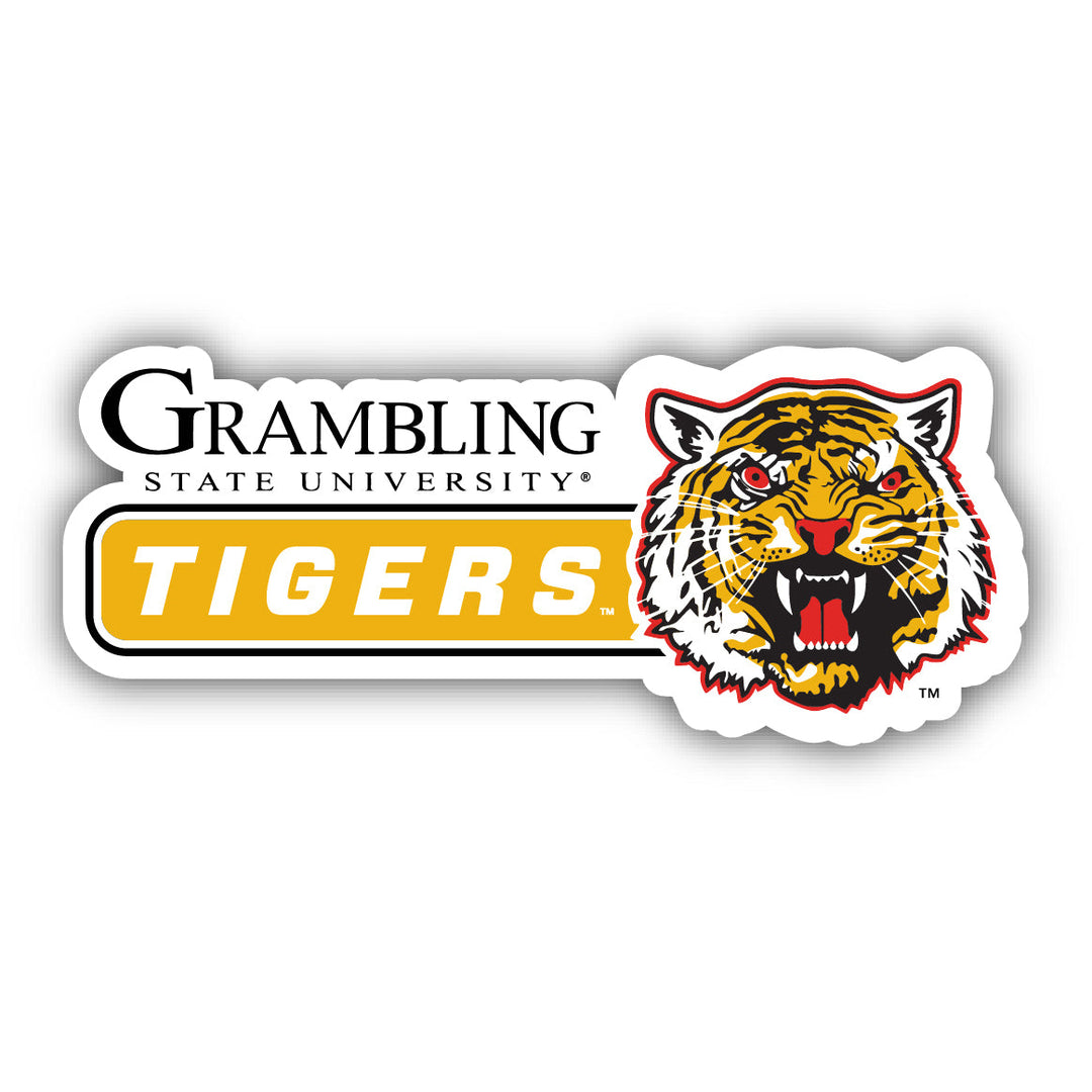 Grambling State Tigers 4-Inch Wide NCAA Durable School Spirit Vinyl Decal Sticker Image 1