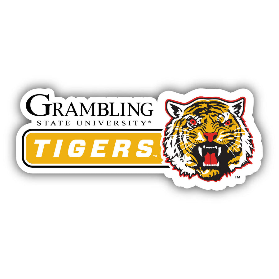 Grambling State Tigers 4-Inch Wide NCAA Durable School Spirit Vinyl Decal Sticker Image 1