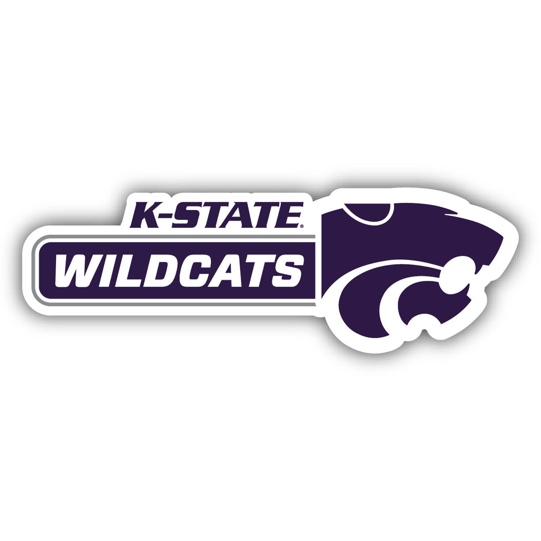 Kansas State Wildcats 4-Inch Wide NCAA Durable School Spirit Vinyl Decal Sticker Image 1