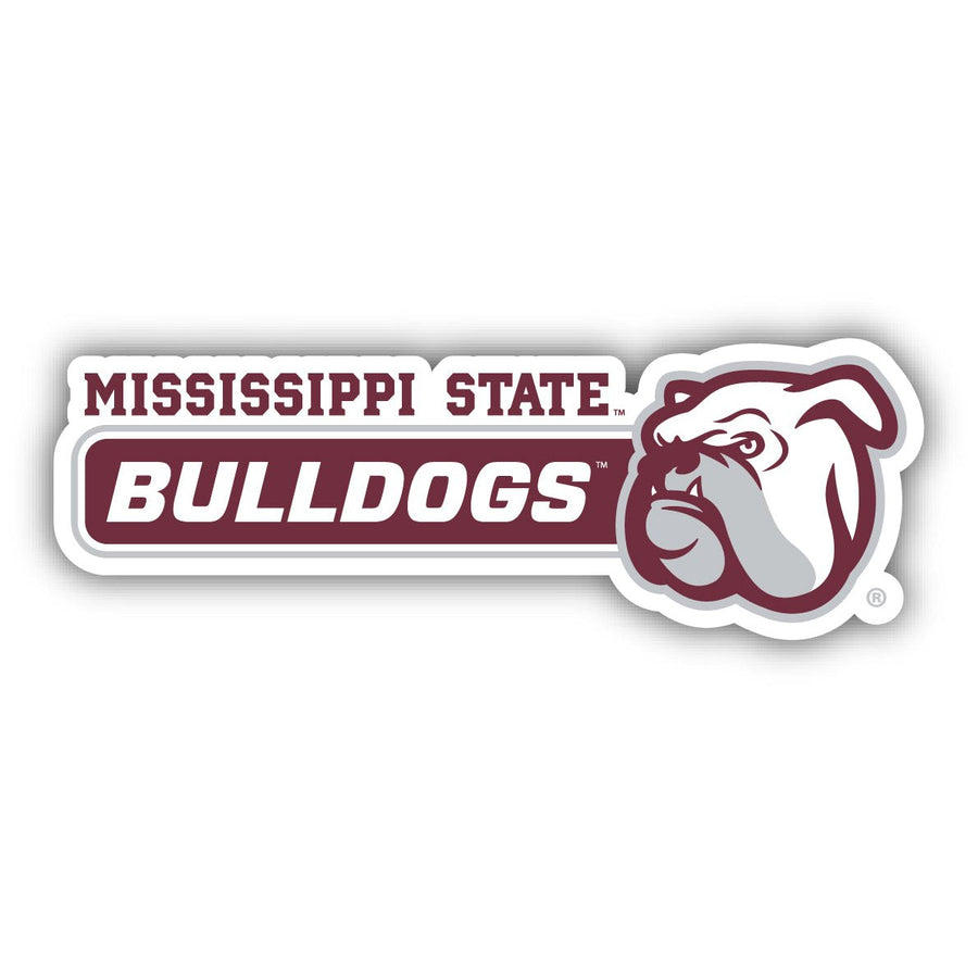 Mississippi State Bulldogs 4-Inch Wide NCAA Durable School Spirit Vinyl Decal Sticker Image 1