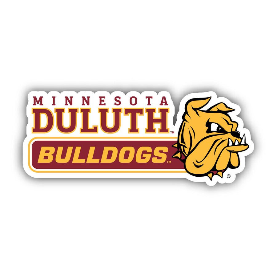 Minnesota Duluth Bulldogs 4-Inch Wide NCAA Durable School Spirit Vinyl Decal Sticker Image 1