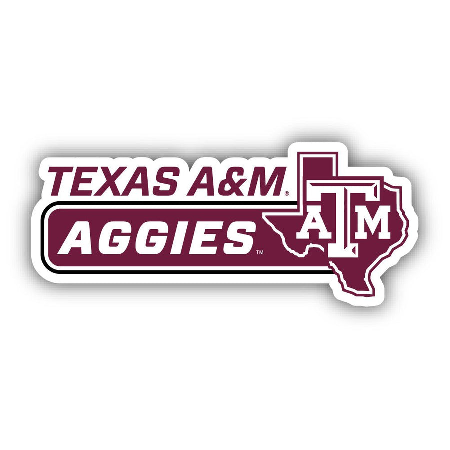 Texas AandM Aggies 4-Inch Wide NCAA Durable School Spirit Vinyl Decal Sticker Image 1