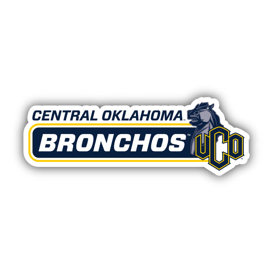 University of Central Oklahoma Bronchos 4-Inch Wide NCAA Durable School Spirit Vinyl Decal Sticker Image 1