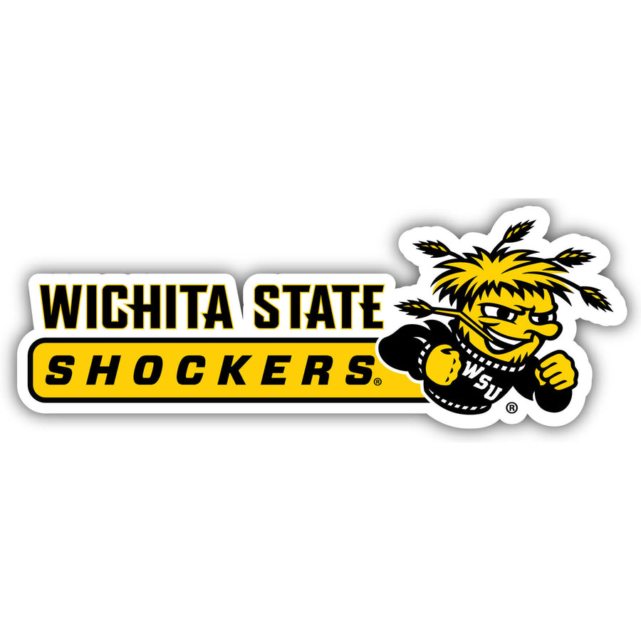 Wichita State Shockers 4-Inch Wide NCAA Durable School Spirit Vinyl Decal Sticker Image 1