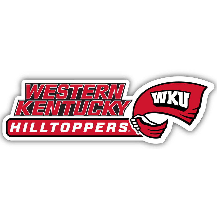 Western Kentucky Hilltoppers 4-Inch Wide NCAA Durable School Spirit Vinyl Decal Sticker Image 1