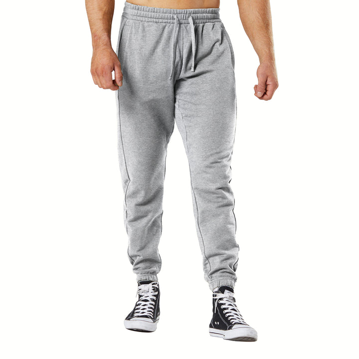 2-Pack: Mens Ultra-Soft Cozy Winter Warm Casual Fleece-Lined Sweatpants Jogger Image 4
