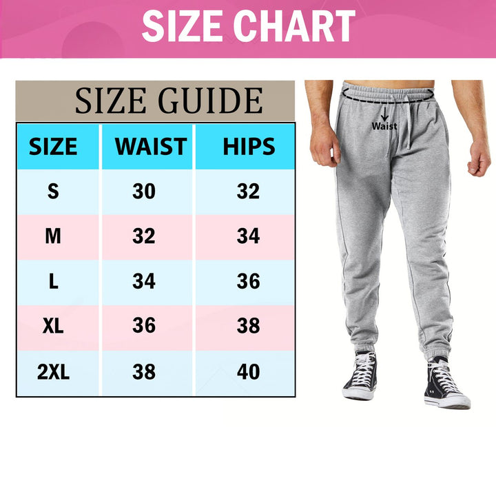 Mens Fleece-Lined Jogger Sweatpants 3-Pack Casual Comfort Elastic Waistband Image 9