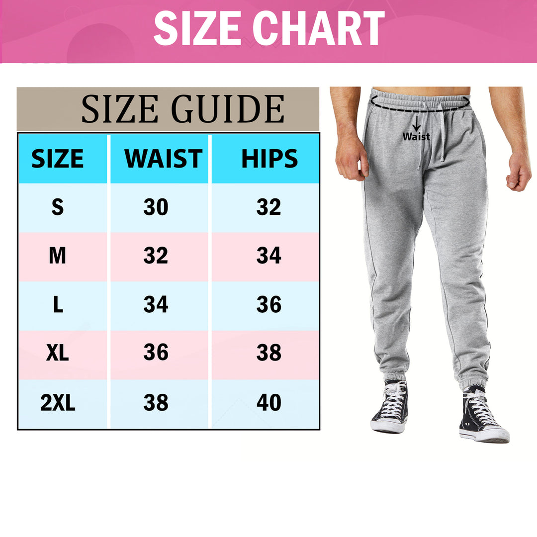 Mens Fleece-Lined Sweatpants Joggers 4-Pack Ultra-Soft Cozy Winter Comfort Image 9