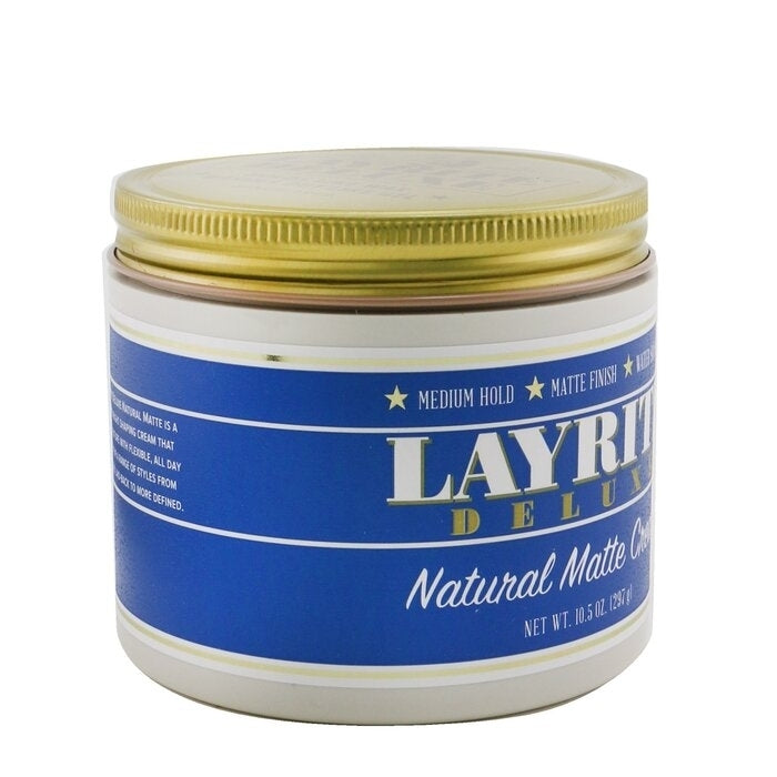 Layrite - Natural Matte Cream (Medium HoldMatte FinishWater Soluble)(297g/10.5oz) Image 2