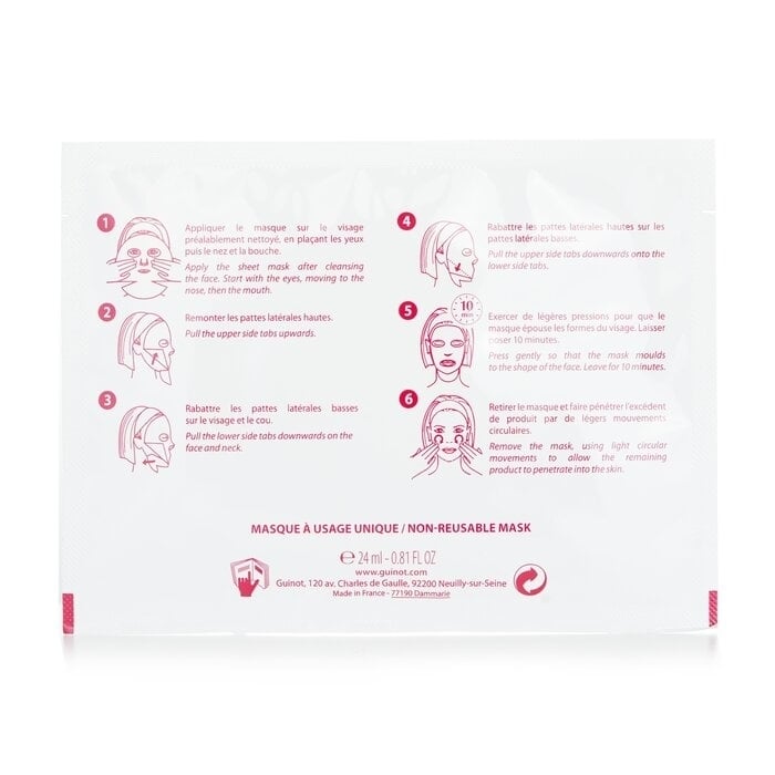 Guinot - Radiance Enhancing Instant Lifting Mask(4x24ml/0.81oz) Image 3