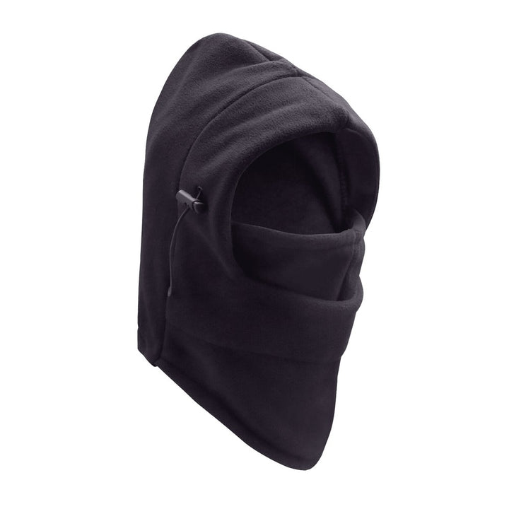 Mens Fleece Lined Windproof Balaclava 3-Pack Thermal Ski Face Mask Black Image 6