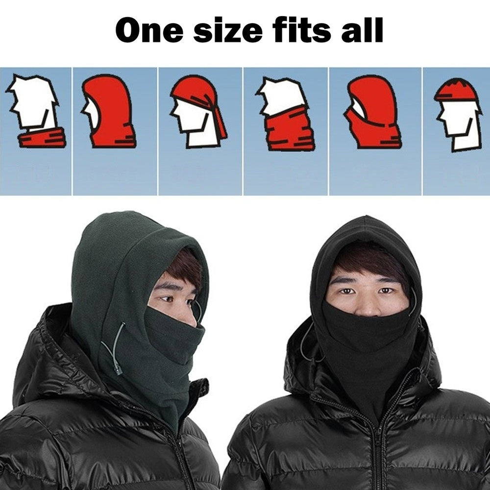 Mens Thermal Ski Face Mask Fleece Lined Windproof Balaclava Multiple Colors Image 11