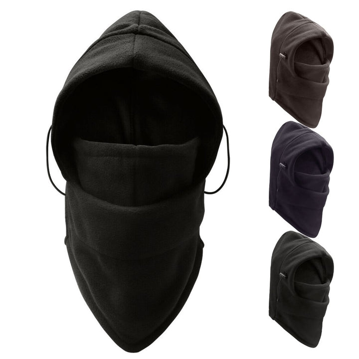 Mens Fleece Lined Windproof Thermal Ski Face Mask Ultra Soft Balaclava Image 3