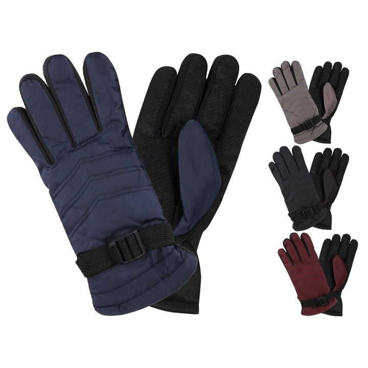 Womens Warm faux-Lined Ski Gloves Windproof Lightweight Snow Winter Gear Image 3