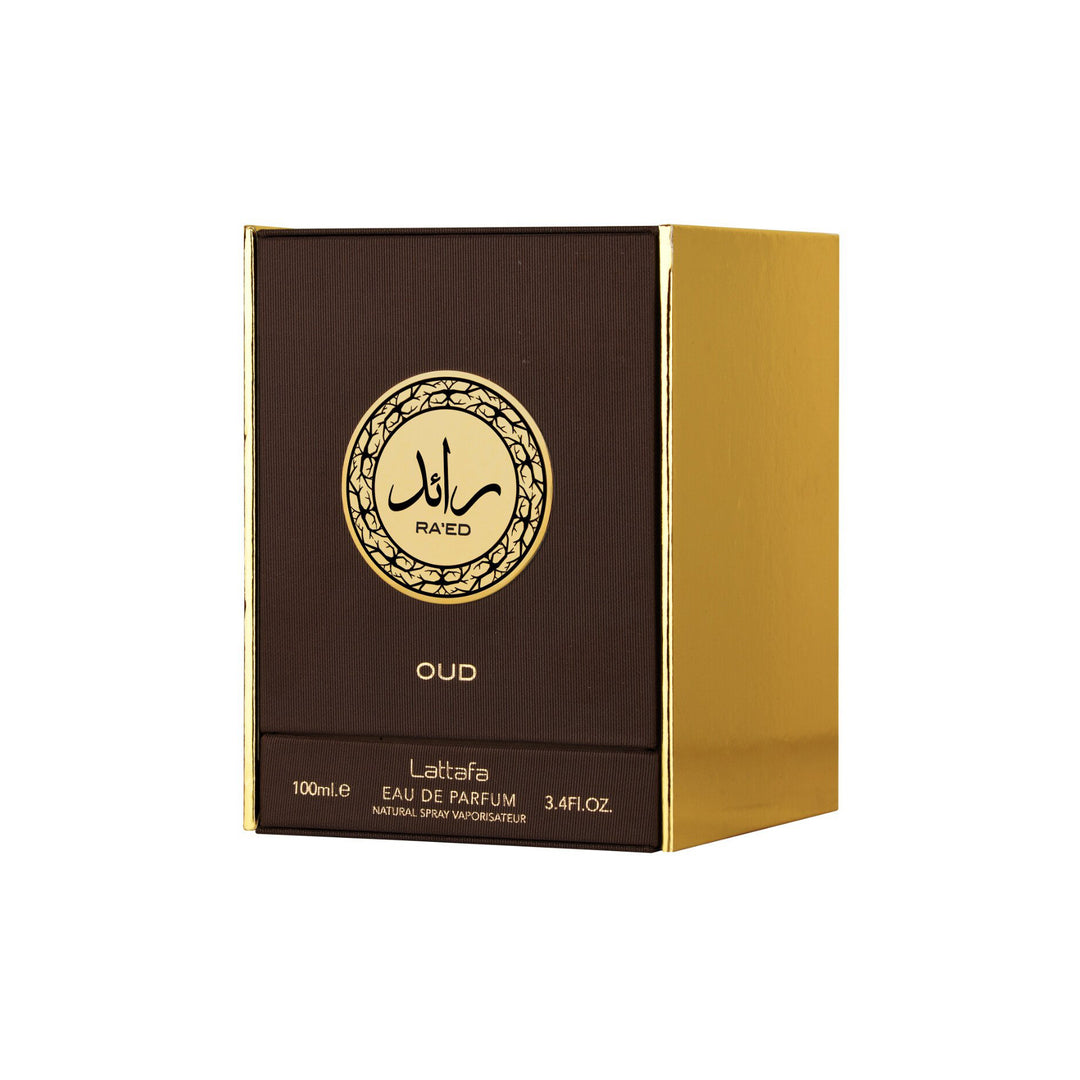 Lattafa Raed Oud EDP Spray 3.4 oz Mens Fragrance Leathery Vanilla Sandalwood Image 3