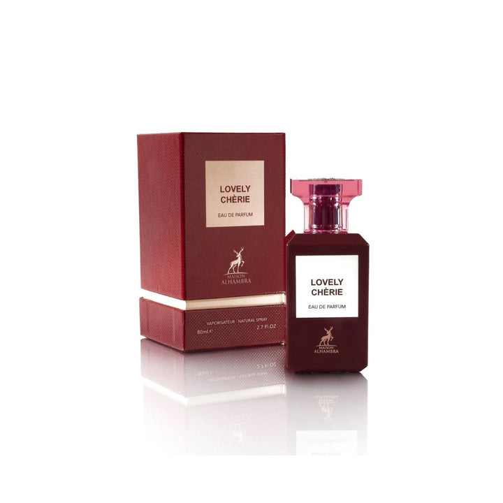 Maison Alhambra Lovely Cherie EDP Spray 2.7 oz Men Bitter Almond Cherry Notes Image 1