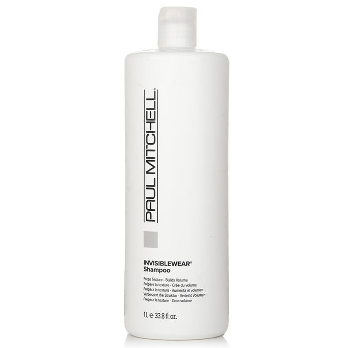 Paul Mitchell Invisiblewear Shampoo (Preps Texture - Builds Volume) 1000ml/33.8oz Image 2