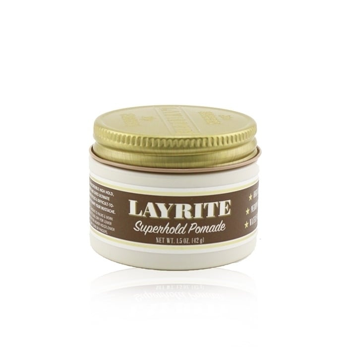 Layrite Superhold Pomade (High Hold Medium Shine Water Soluble) 42g/1.5oz Image 1