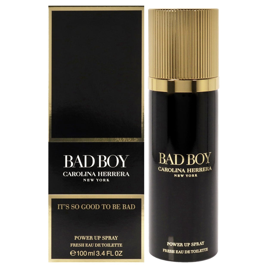 Bad Boy Power Up Spray by Carolina Herrera for Men - 3.4 oz EDT Spray Image 1