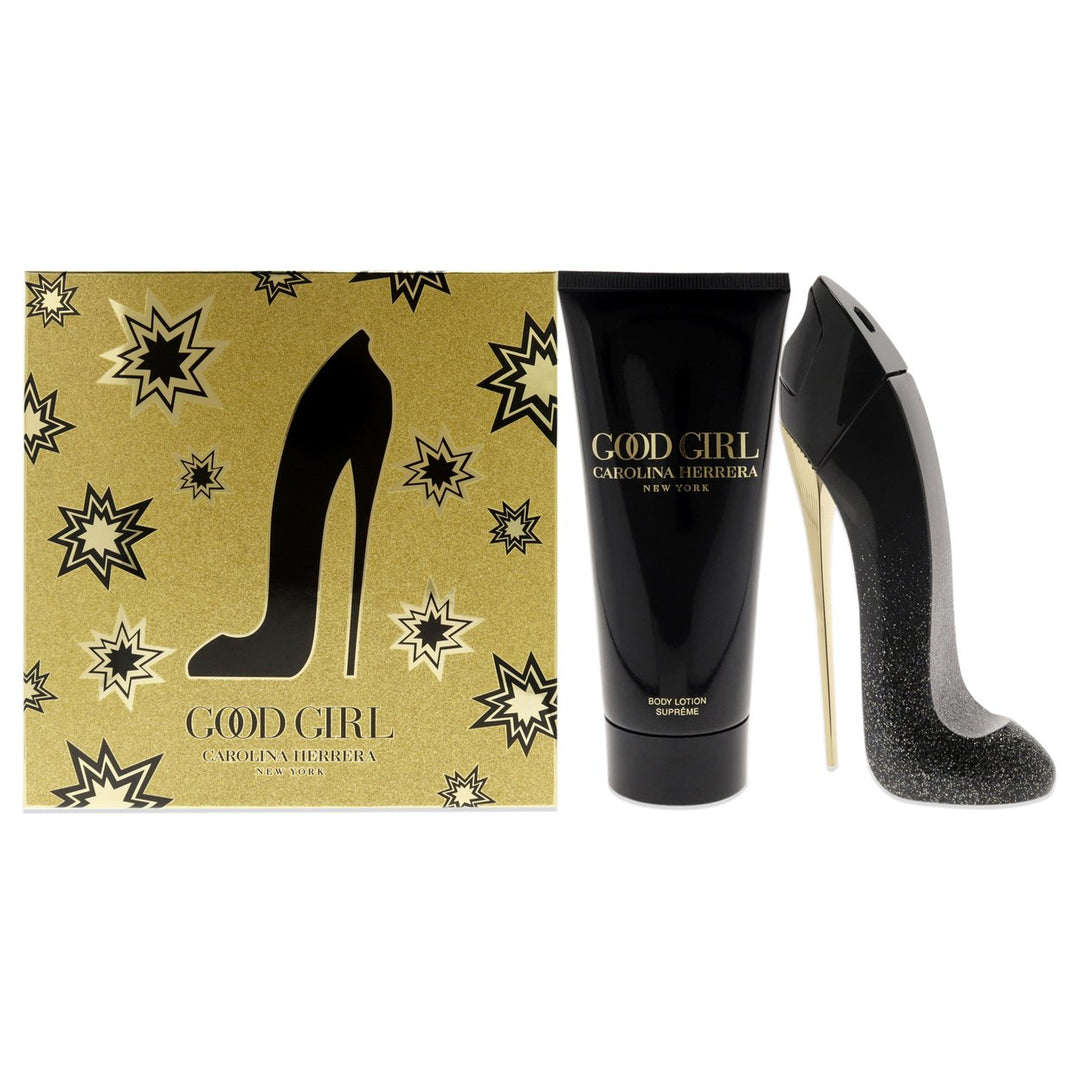 Good Girl by Carolina Herrera for Women - 2 Pc Gift Set 2.7 EDP Spray3.4oz Body Lotion Image 1