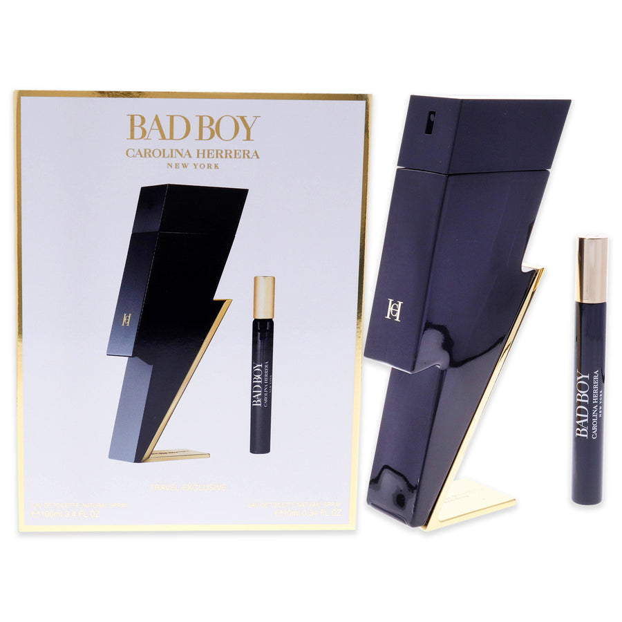 Bad Boy by Carolina Herrera for Men - 2 Pc Gift Set 3.4oz EDT Spray0.34oz EDT Spray Image 1