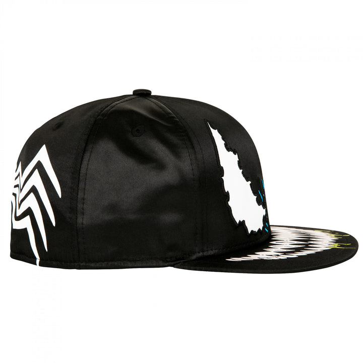 Venom Character Armor w/Carnage Underlining Era 59Fifty Fitted Hat Image 4