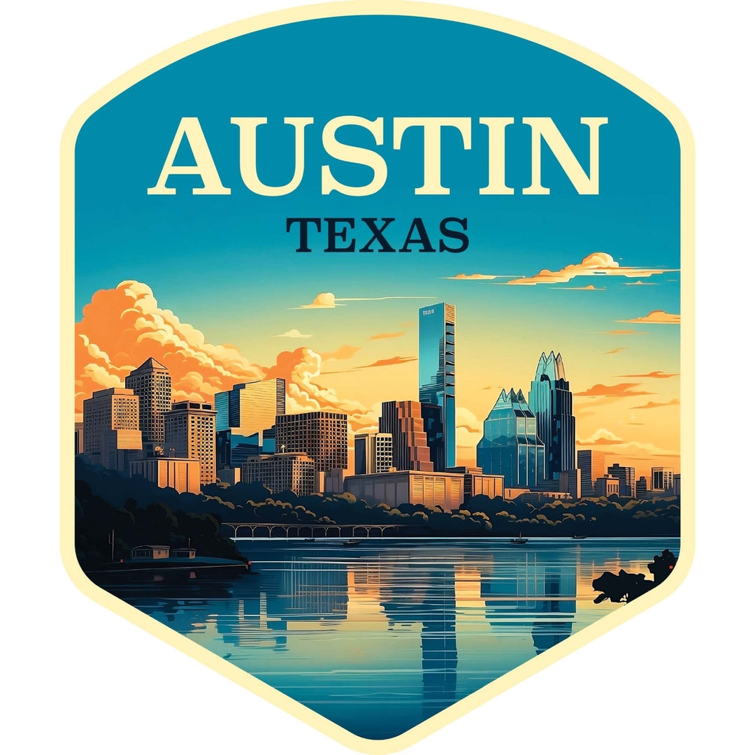 Austin Texas A Exclusive Destination Fridge Decor Magnet Image 1