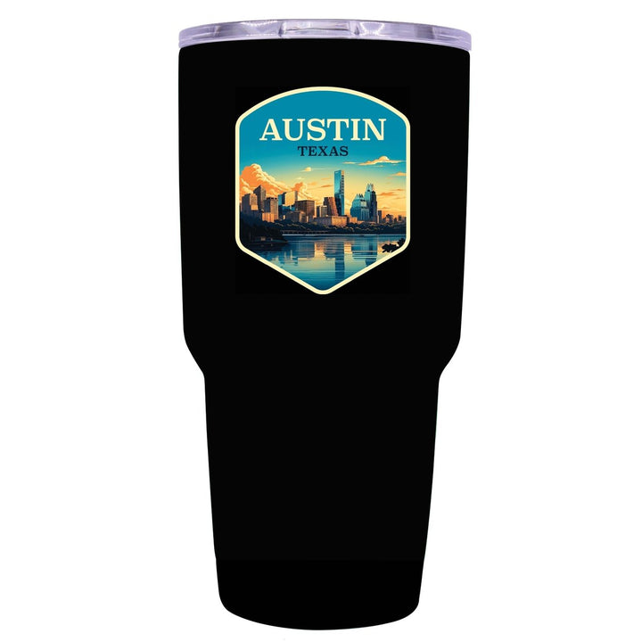 Austin Texas A Souvenir 24 oz Insulated Stainless Steel Tumbler Image 4