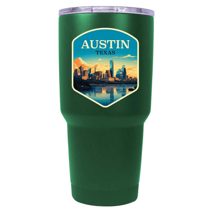 Austin Texas A Souvenir 24 oz Insulated Stainless Steel Tumbler Image 1