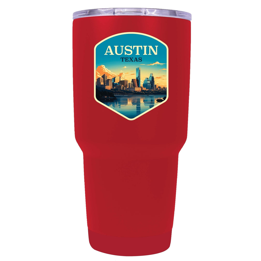 Austin Texas A Souvenir 24 oz Insulated Stainless Steel Tumbler Image 8