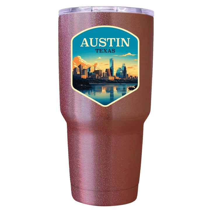 Austin Texas A Souvenir 24 oz Insulated Stainless Steel Tumbler Image 9