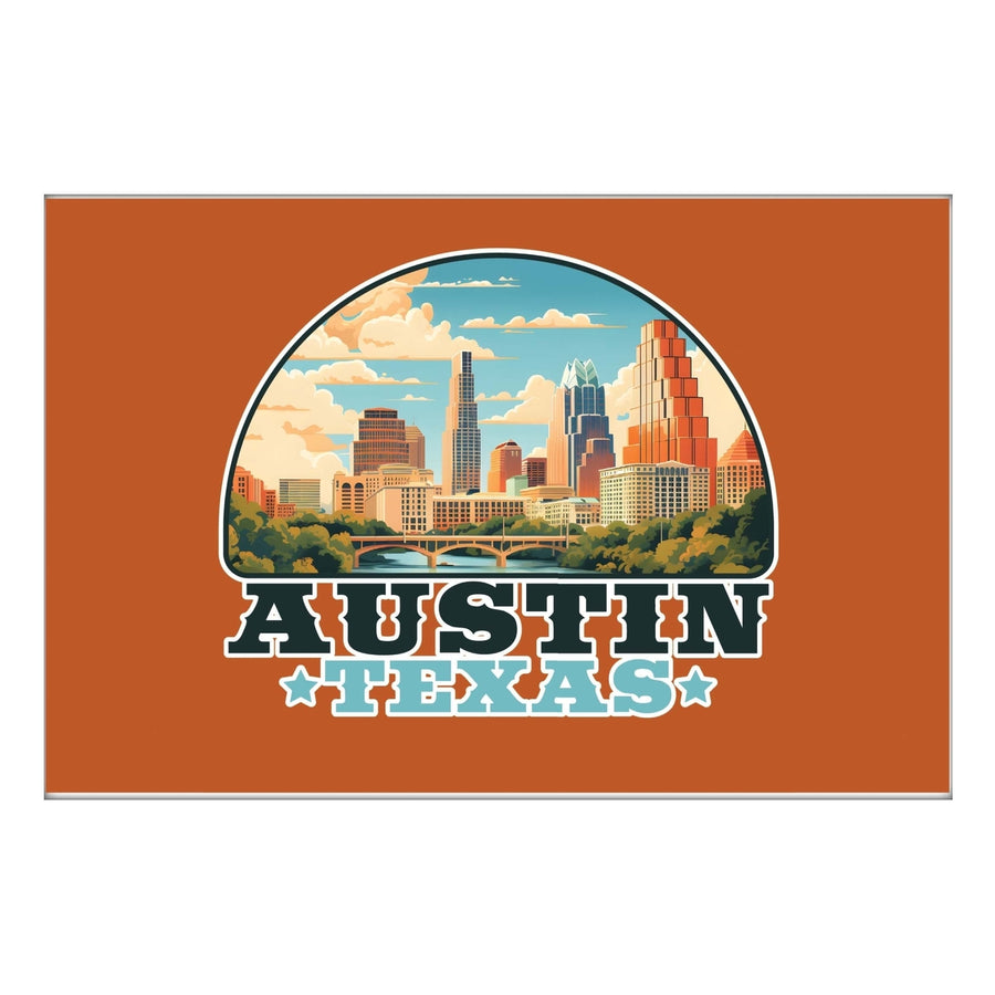Austin Texas C Souvenir 2x3-Inch Durable and Vibrant Decor Fridge Magnet Image 1