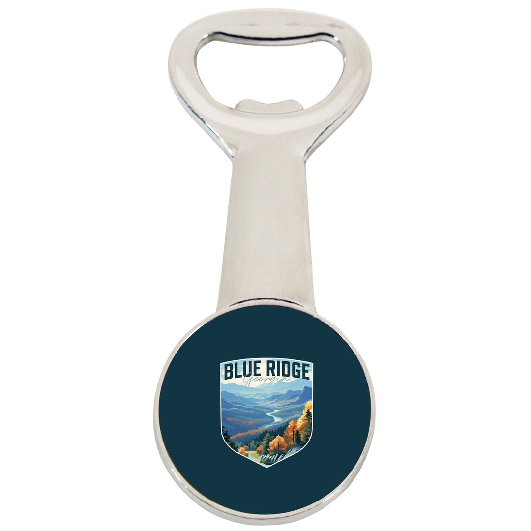 Blue Ridge Georgia Design A Souvenir Magnetic Bottle Opener Image 1