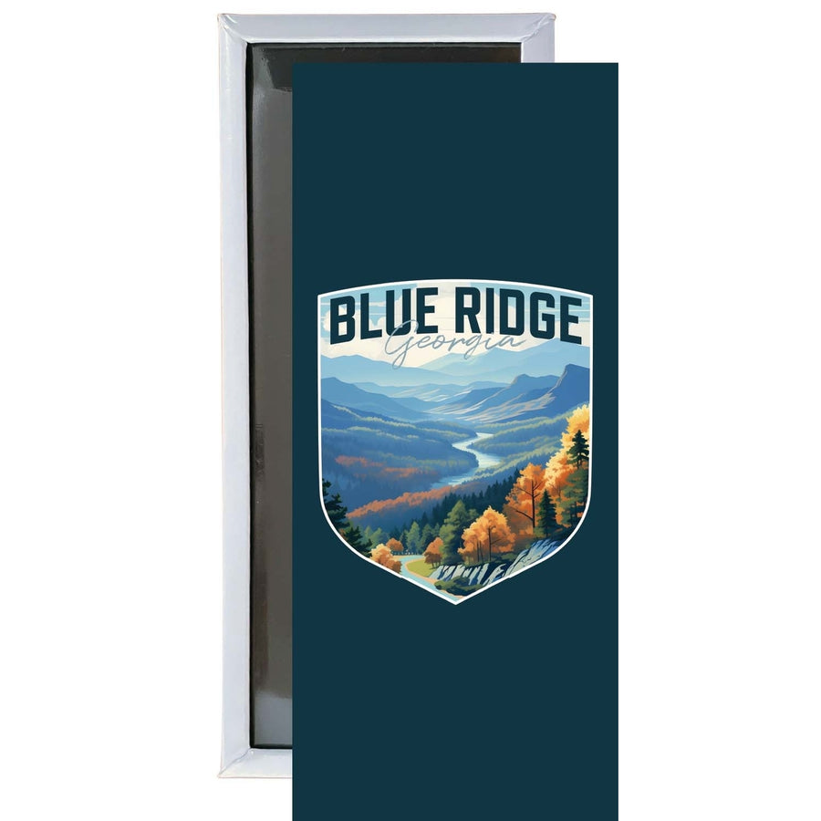 Blue Ridge Georgia A Souvenir Durable and Vibrant Decor Fridge Magnet 4.75 x 2 Inch Image 1