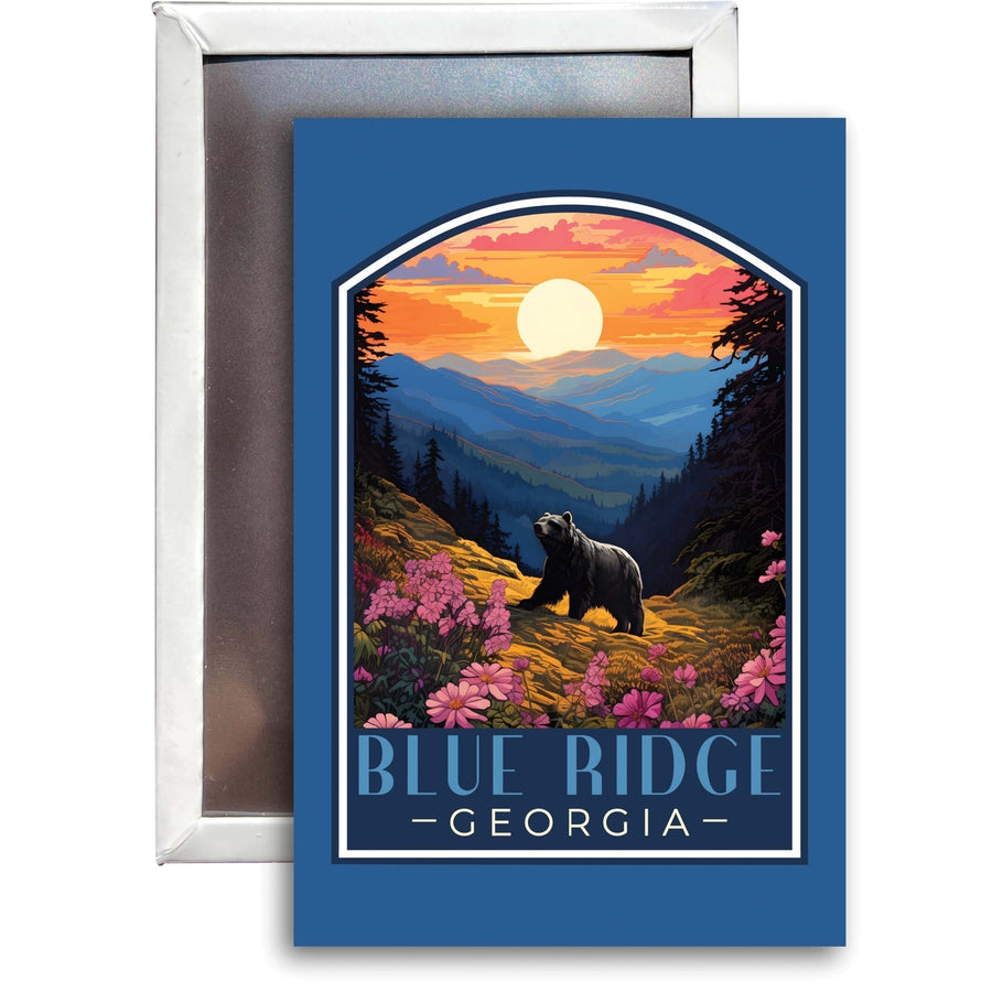 Blue Ridge Georgia B Souvenir 2x3-Inch Durable and Vibrant Decor Fridge Magnet Image 1