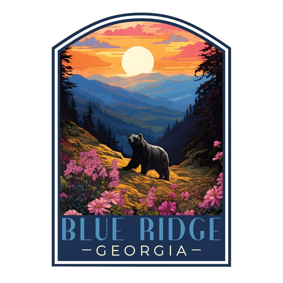 Blue Ridge Georgia B Exclusive Destination Fridge Decor Magnet Image 1